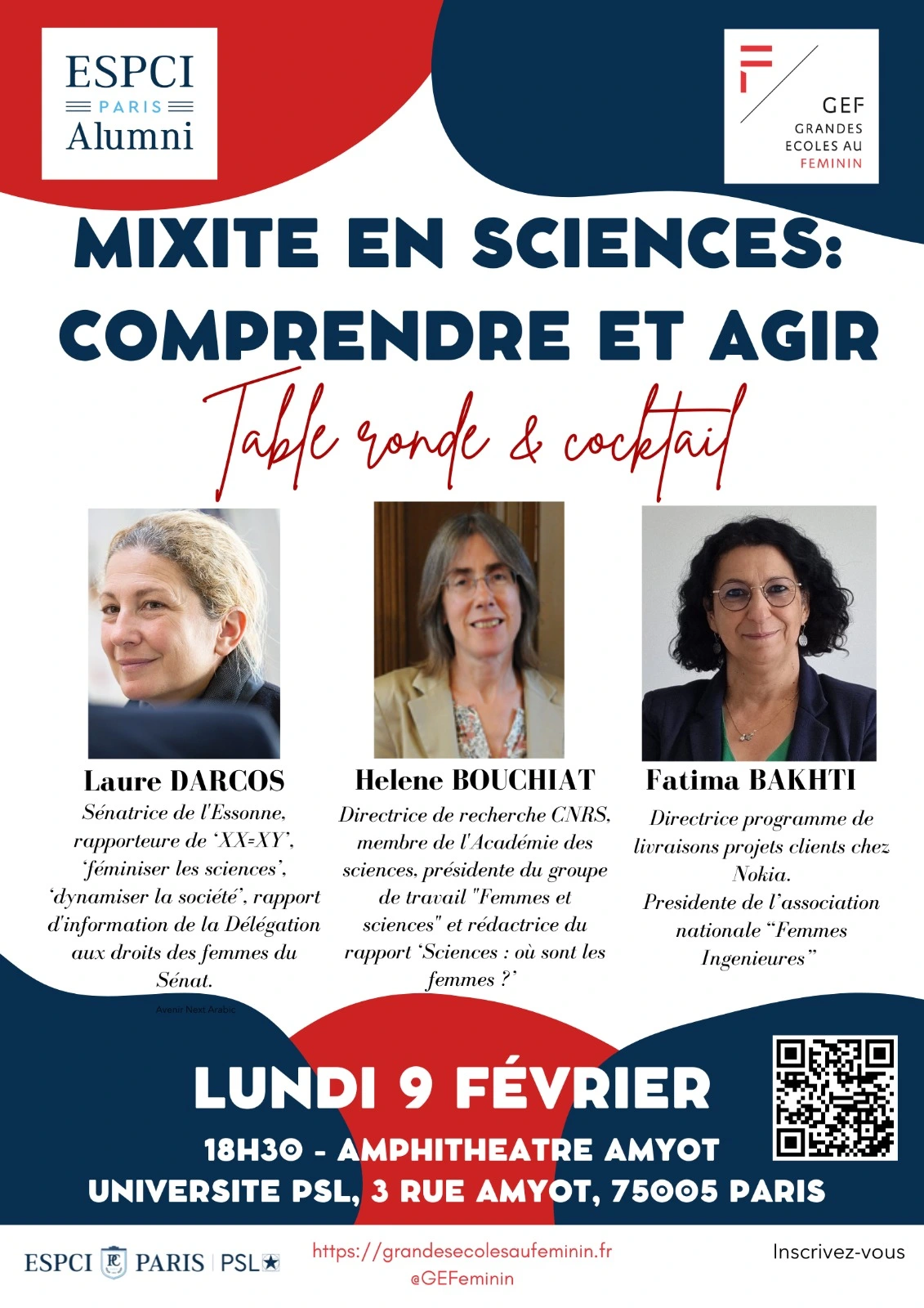 Mixité en sciences : comprendre et agir | ESPCI Alumni